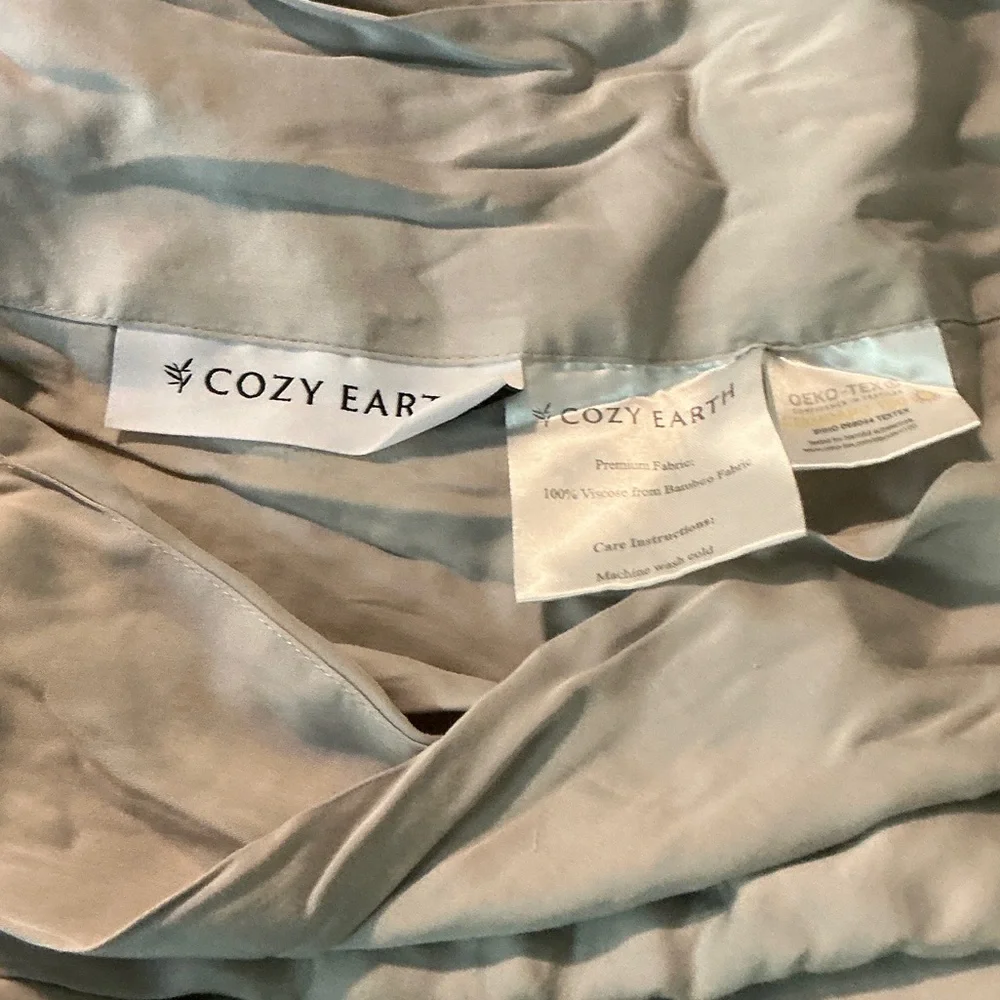 Cozy Earth Gray sheets cal king